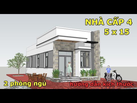 Video #65 NHÀ CẤP BỐN 5x15 - 2 phòng ngủ - LH: 09.888.476.74 - youtube