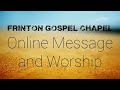 Online Message and Worship 29 08 21