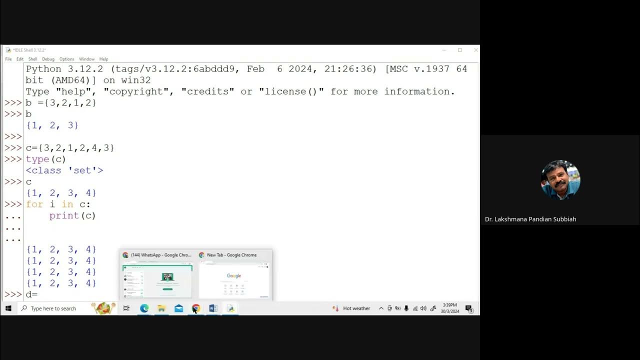 Set and Boolean in Python - YouTube