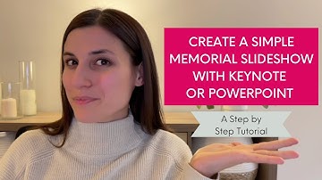 Create a Memorial Slideshow on Keynote or Powerpoint - For Free!