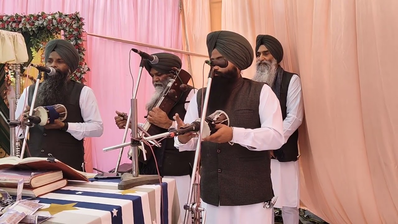 Dhadi jatha didar singh sangatpur te sathi Ph 8127973080