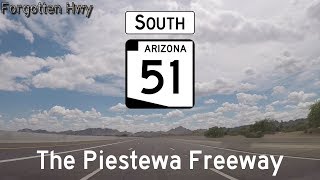 AZ 51 South - The Piestewa Freeway - Through Phoenix (Entire Route) Profile