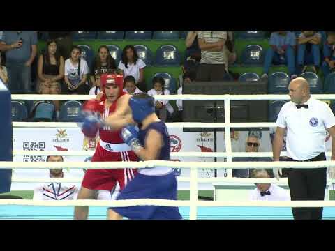ვეფხვი!!! (90-105kg)Boxing 6-08-2019 TARIEL SHARIKADZE  პირველი ორთაბრძოლა  ევროპის U14  ჩემპიონატზე