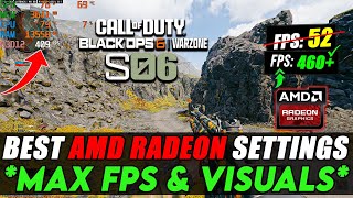 Best AMD RADEON Settings for Warzone & Black Ops 6 Season 6!📈✅ (MAX FPS & Visuals)