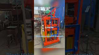 EXMORK EX4-40 brick-making machine and mixer have been shipped to Guatemala.