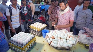 1000 Boiled Egg Selling Within an Evening | Bangladeshi Street Food