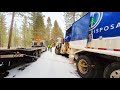 Ice Road Trash Trucking Goes Wrong!