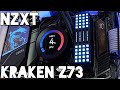 NZXT Kraken Z73 setup in Lian Li Dynamic XL with push/pull and Lian Li SL120s