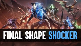 Destiny 2: Final Shape's Dread Race, Prismatic Subclass, Exotic Combination, Wild Times