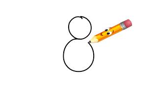 We draw a cat from figure 8
