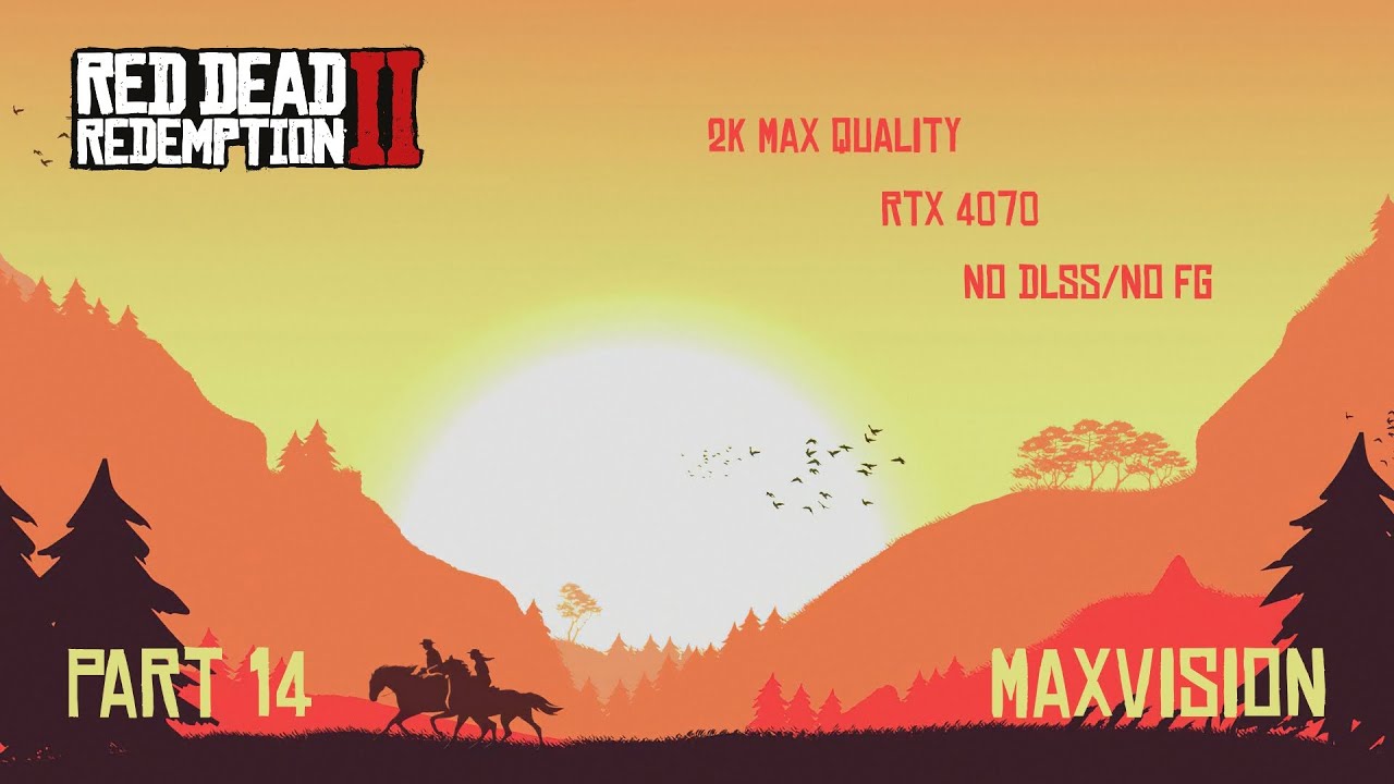 RDR2 Native 2K Ultra Gameplay | RTX 4070 Laptop | Immersive World | MaxVision | Part 14