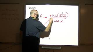 Simplifying Trig Expressions Example #1