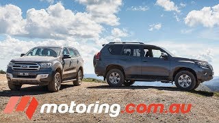 Toyota Landcruiser Prado v Ford Everest | motoring.com.au
