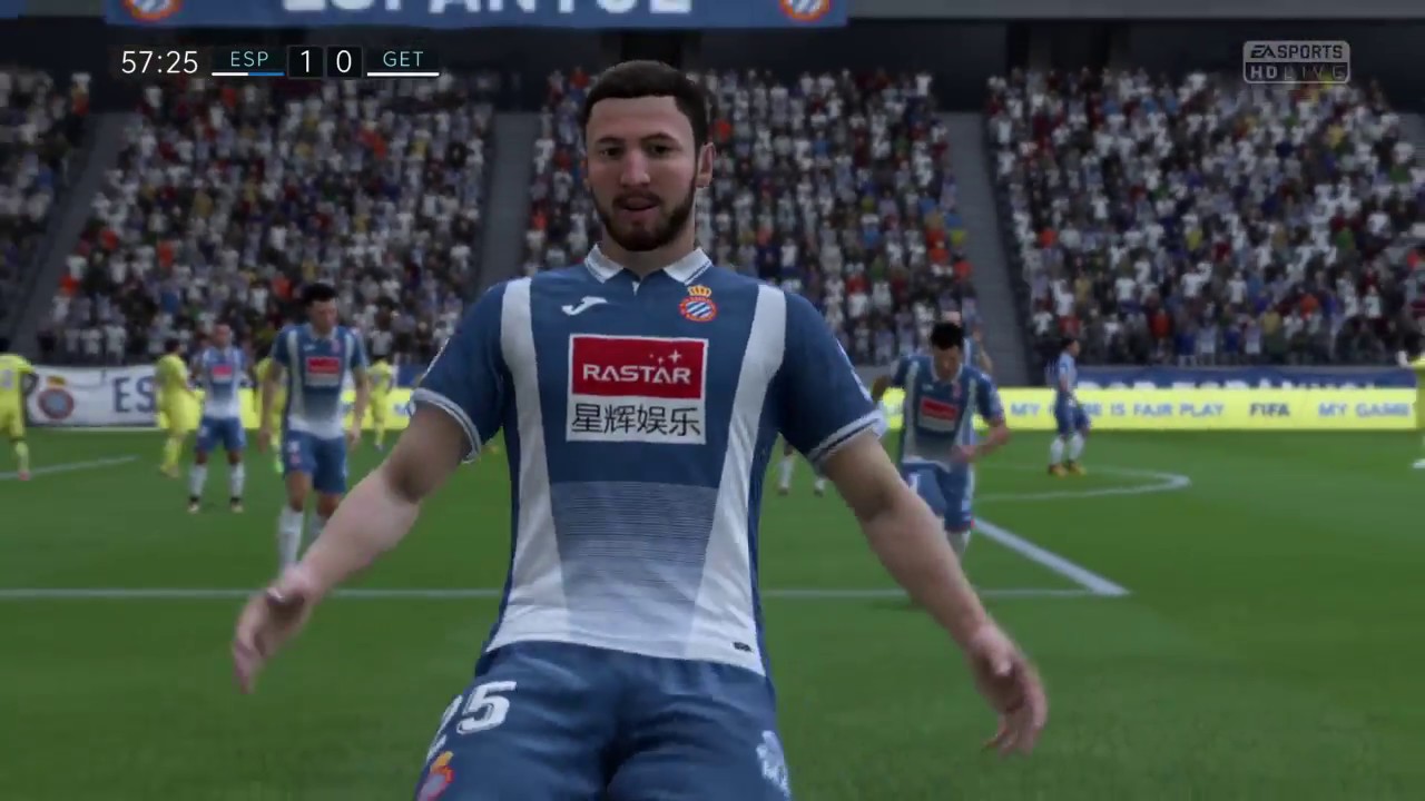 18 Espanyol vs Getafe | La Liga Santander 2017/18 | Full Gameplay PS4 - YouTube