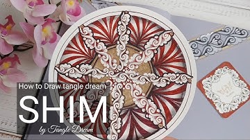 How to draw  Zentangle Pattern 