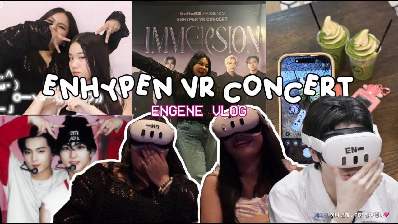 VR-концерт ENHYPEN: видеоблог с эффектом погружения⋆˙⟡ | ENGENE LOG