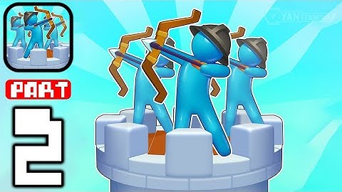 Archery Bastions: Castle War - Gameplay Walkthrough Part 2 Take the bow and attack (Android,iOS)