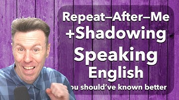 Repeat-After-Me Story + SHADOWING English Speaking Practice