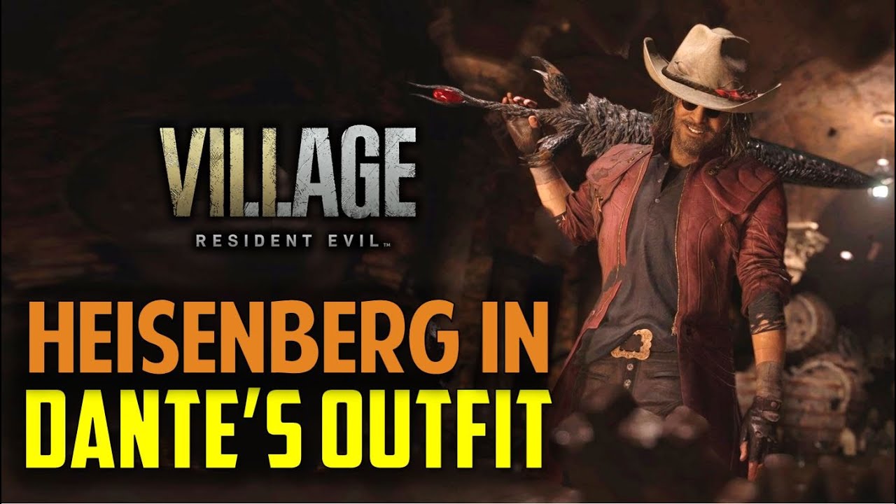 Heisenberg in Dante's Outfit | Heisenberg as Dante Mod | Resident Evil 8  Village (RE8 Village) - YouTube