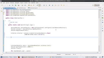Hibernate Tutorial 31 - Projections and Query By Example : By Koushik Java Brain