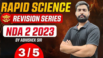 NDA Science Booster 😱 - Science Revision Series For NDA 2 2023 | NDA Booster 2023 | Learn With Sumit
