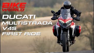 2021 Ducati Multistrada V4S First Ride (4K)