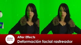 After Effects 268 Distorsión facial con rastreador de cara