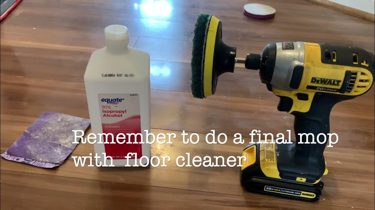The Easiest way to remove paint off wood floor YouTube