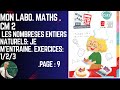MON LABO MATH CM2.JE M'ENTRAINE. PAGE 9