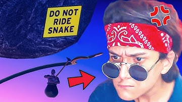 DO NOT RIDE THIS SNAKE 😱 (Getting Over It)