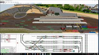 3D Mobastudio und Rocrail Test Containerverladung