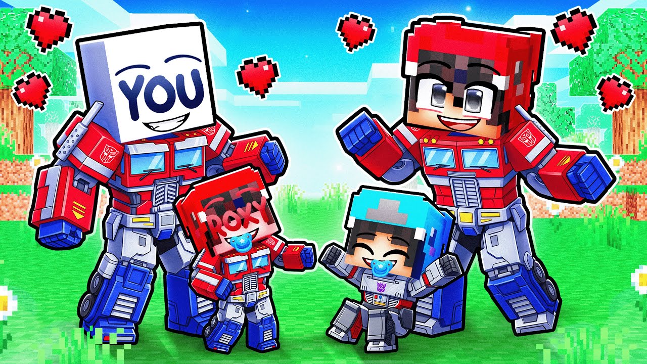 You Have a Transformer Family in Minecraft!
