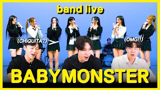 BABYMONSTER - ‘SHEESH’ Band LIVE Concert [KOREAN  REACTION] !! 😱😭