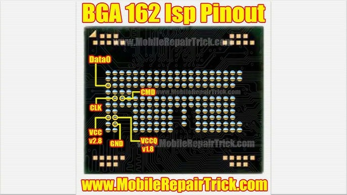 BGA 153 Isp Pinout Bga 153 Test Point, 51% OFF