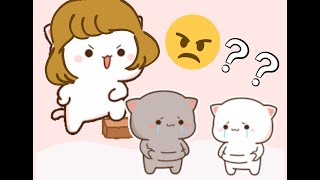 GOMU MET HIS MOTHER IN LAW | NERVOUS GOMU | PEACH AND GOMA | MOCHI MOCHI PEACH CAT| MILK AND MOCHA