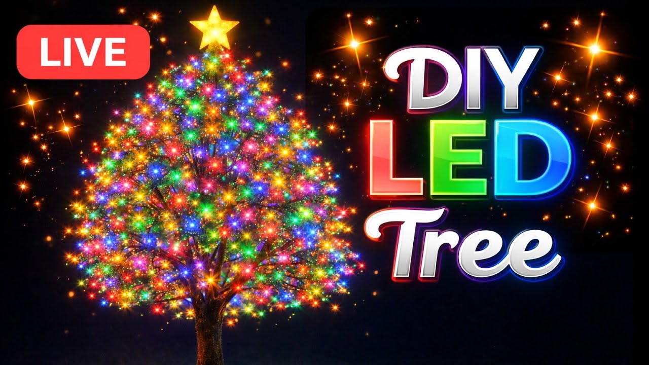 LED tree part 2 - YouTube