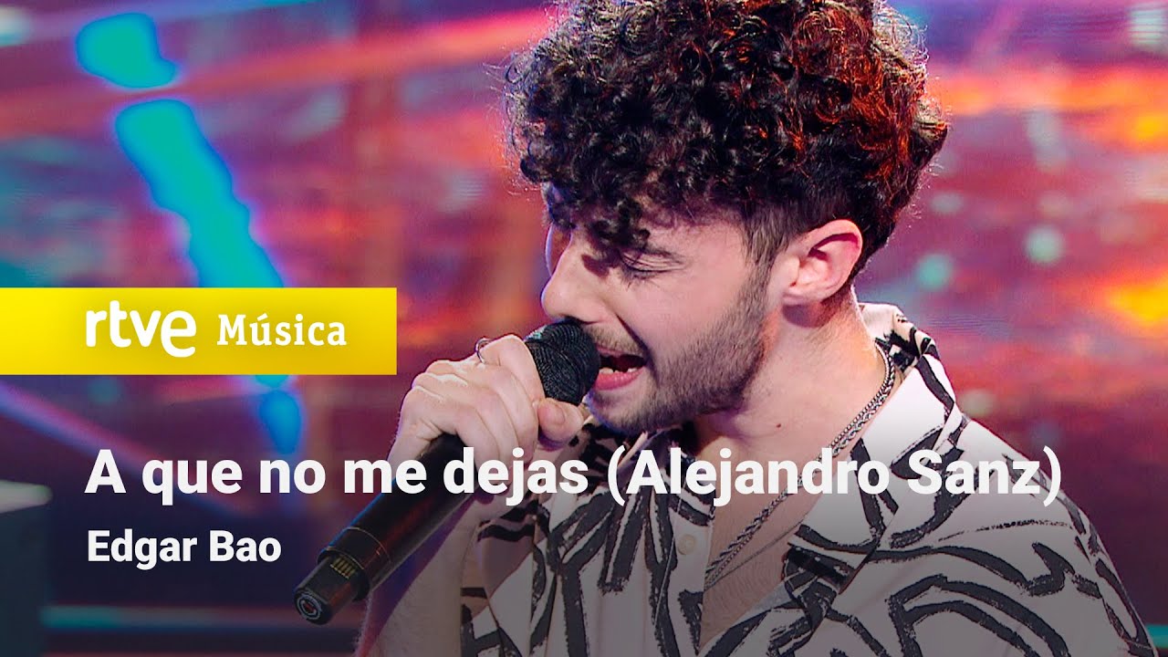 Edgar Bao – “A que no me dejas” (Alejandro Sanz) | Cover Night