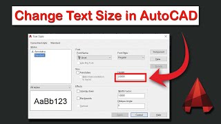 How to change text size in AutoCAD drawings screenshot 4