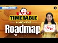 🗺️ Social Science : 4-Month Daily Study Roadmap to Score 100!