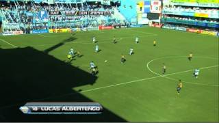 Gol de Albertengo. Rafaela 1 Central 1. Fecha 14. Torneo Final 2014. Fútbol Para Todos