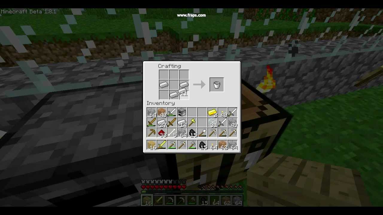 SÃ¥dan laver du en spand i minecraft youtube Hvordan laver man en seng i minecraft