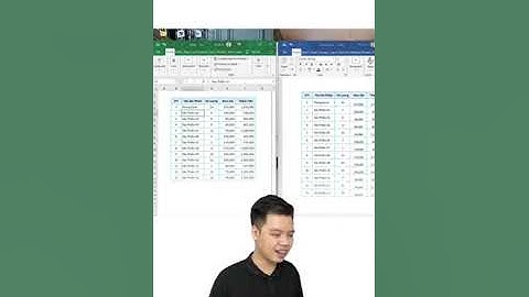 Cách liên kết dữ liệu từ excel sang word #excel  #windows  #tinhocvanphong  #words