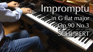Schubert - Impromptu in G flat major, Op. 90 No. 3 - pianomaedful