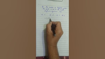 Number of tangents drawn from the point (-1,2) to circle x²+y²+2x-4y+6=0 are #math #professorzim