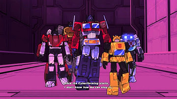 Transformers: Devastation - Ferrotaxis: Autobots Plan & Megatron - "No More Earth Days" Cutscene