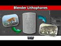 Easy lithophane in Blender for 3d printing thumbnail