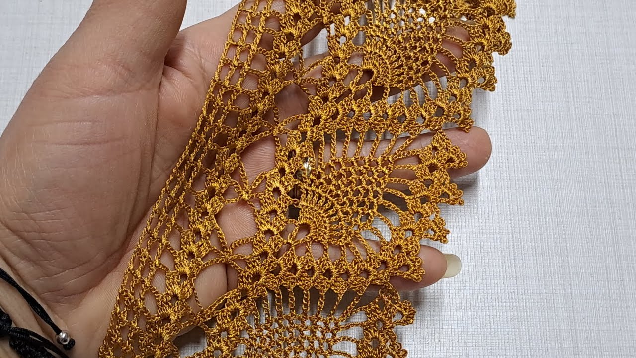 66. Badem havlu kenarı modeli.