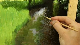 #32 How To Paint A River | Oil Painting Tutorial