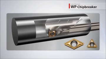 Wiper Edge for Positive Insert WP chipbreaker
