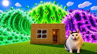 Cats Survive TSUNAMI In Minecraft screenshot 3